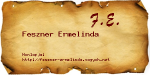Feszner Ermelinda névjegykártya